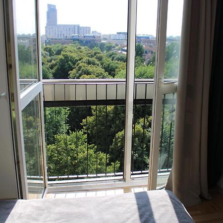 Strict Center Warsaw Comfortable Apartment, 10Th-Floor With Beautiful View On The Park And Skyscrapers, Free Wifi, Self Check-In/Out Buitenkant foto