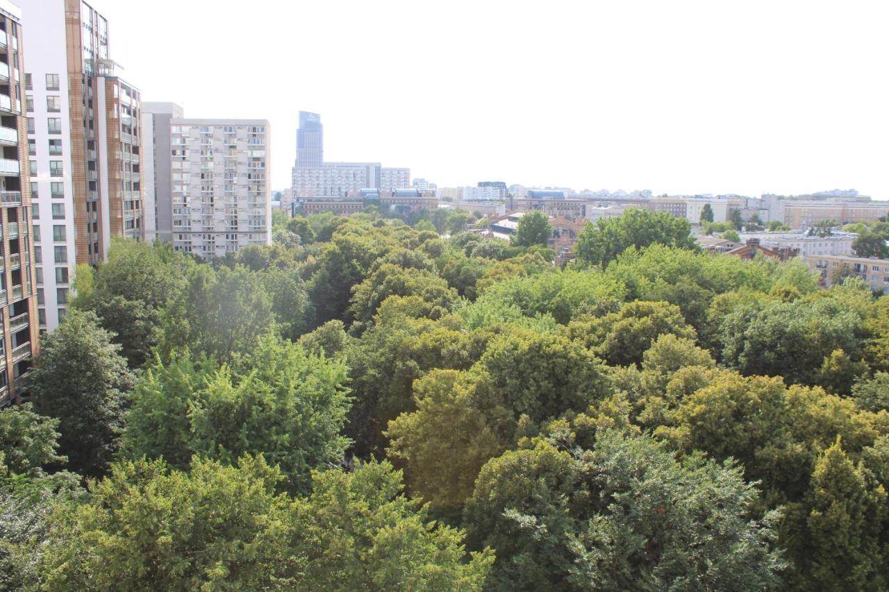 Strict Center Warsaw Comfortable Apartment, 10Th-Floor With Beautiful View On The Park And Skyscrapers, Free Wifi, Self Check-In/Out Buitenkant foto